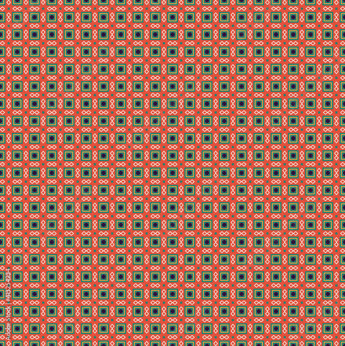 Wallpaper Mural Seamless image with tri-color squares Torontodigital.ca