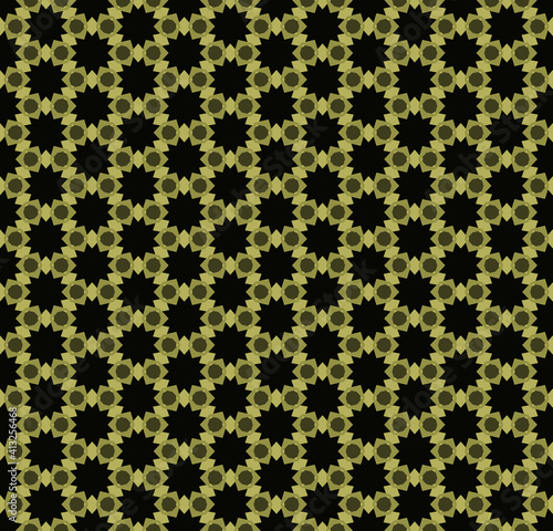 Wallpaper Mural Green polygons of different shapes on a dark background Torontodigital.ca