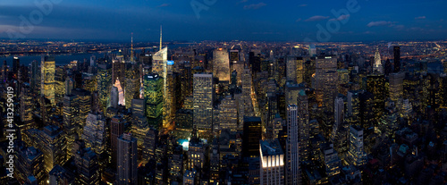 Manhattan, New York at sunset