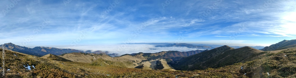 Panorama of the mountains