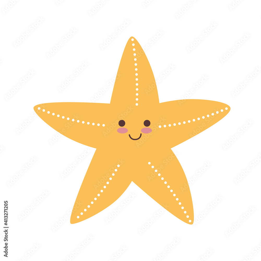 starfish sea life animal icon vector illustration design starfish sea life animal icon vector illustration design