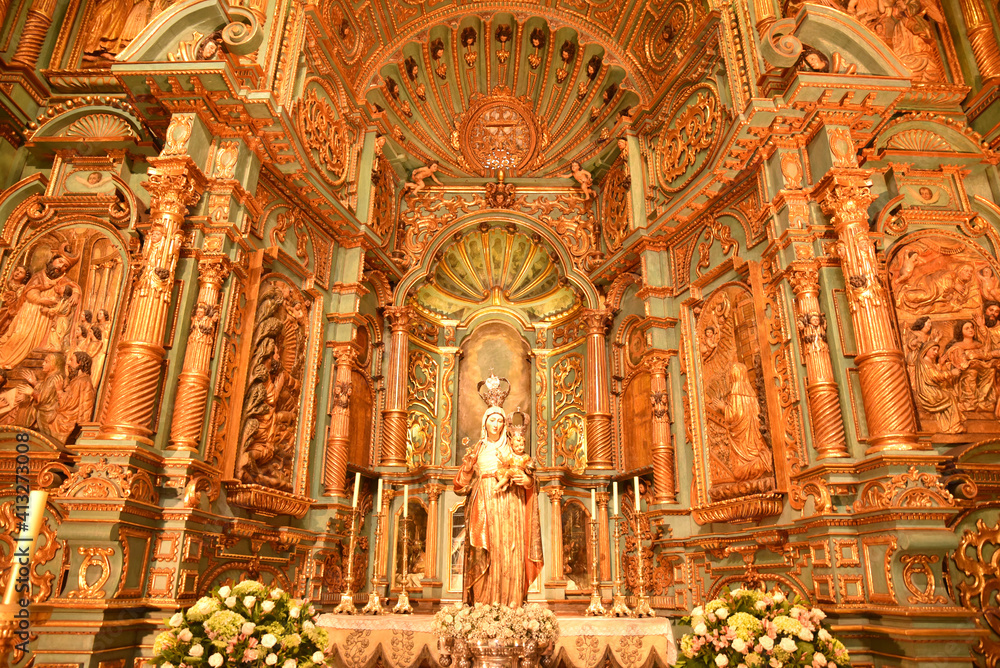 Obraz premium Autel baroque à Lima, Pérou