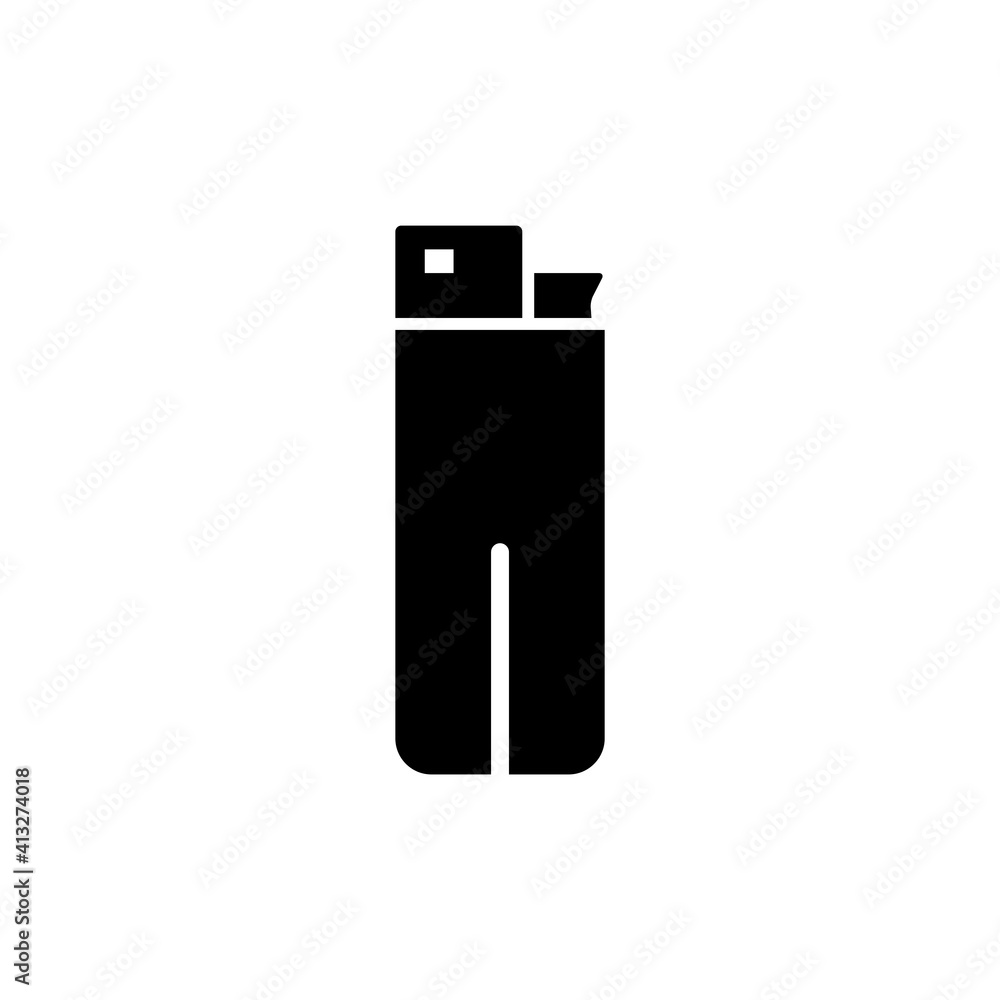Lighter Flat Icon Design Vector Template Illustration Lighter Flat Icon Design Vector Template Illustration