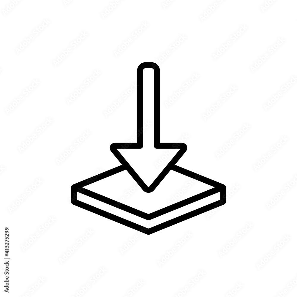 Download Icon Design Vector Template Illustration Download Icon Design Vector Template Illustration