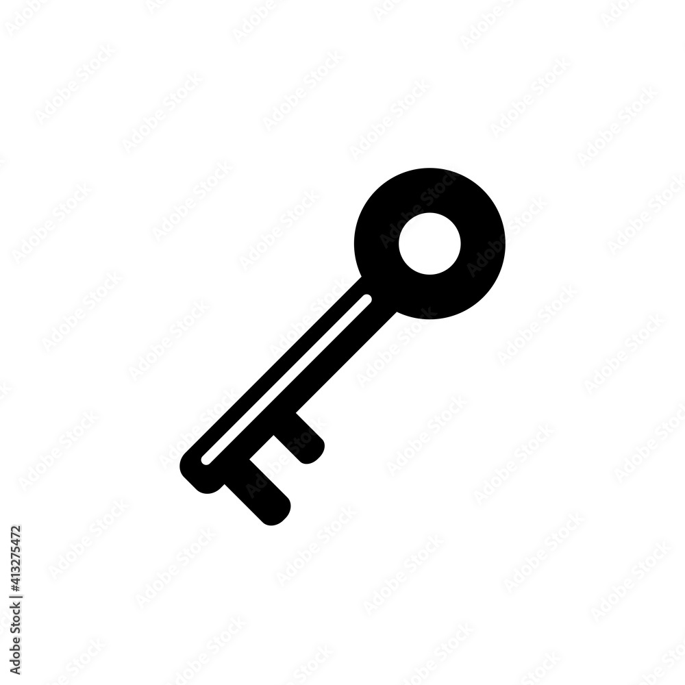 Key Icon Design Vector Template Illustration Key Icon Design Vector Template Illustration