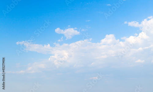 White clouds in blue sky at daytime