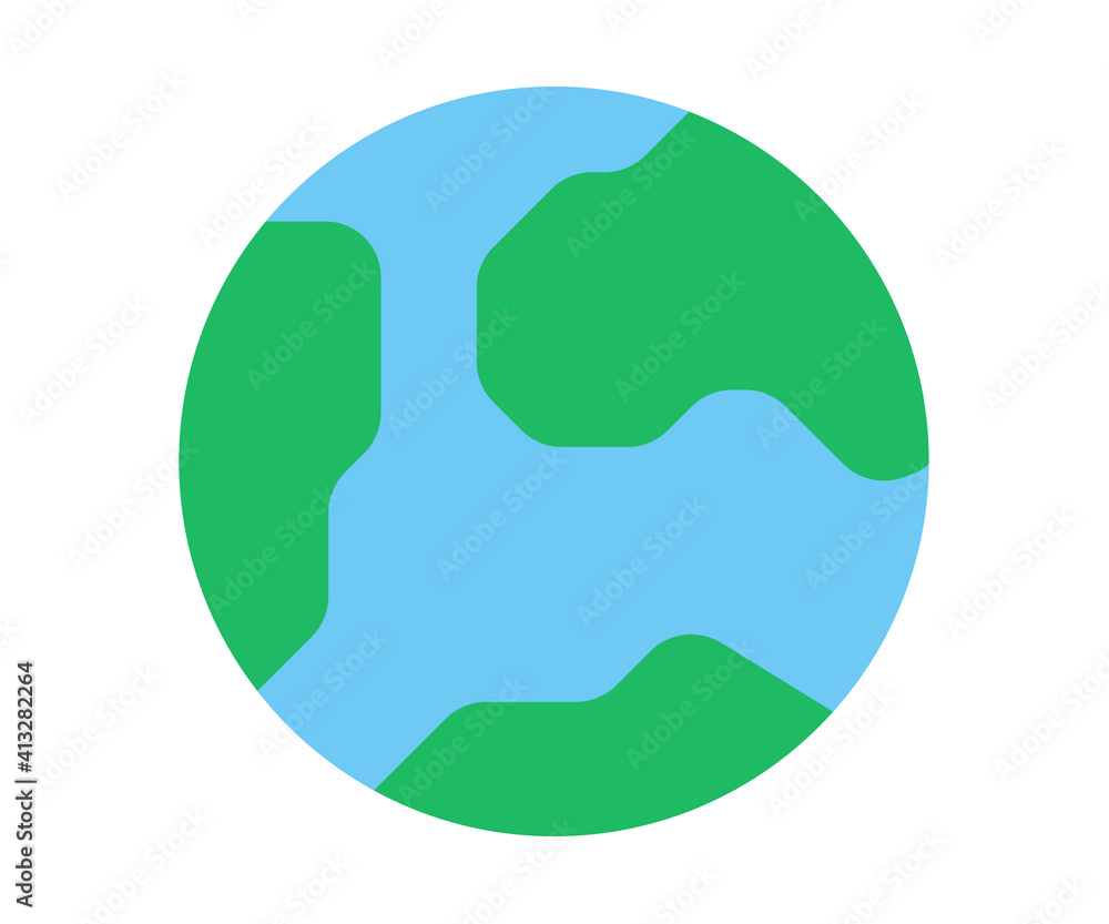 earth global world single isolated icon with flat style earth global world single isolated icon with flat style