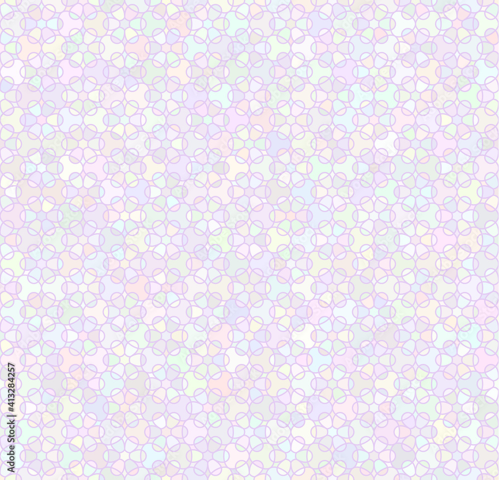 Abstract background Seamless flower ornament Pastel colors