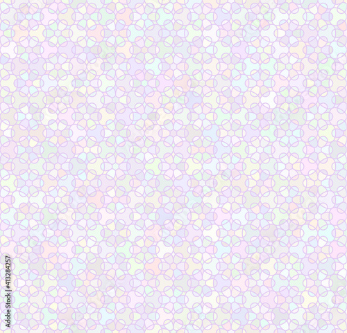 Abstract background Seamless flower ornament Pastel colors
