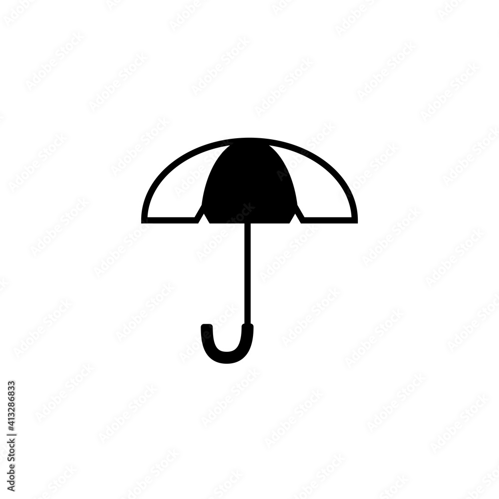 Umbrella Icon Vector Symbol Design Illustration Umbrella Icon Vector Symbol Design Illustration