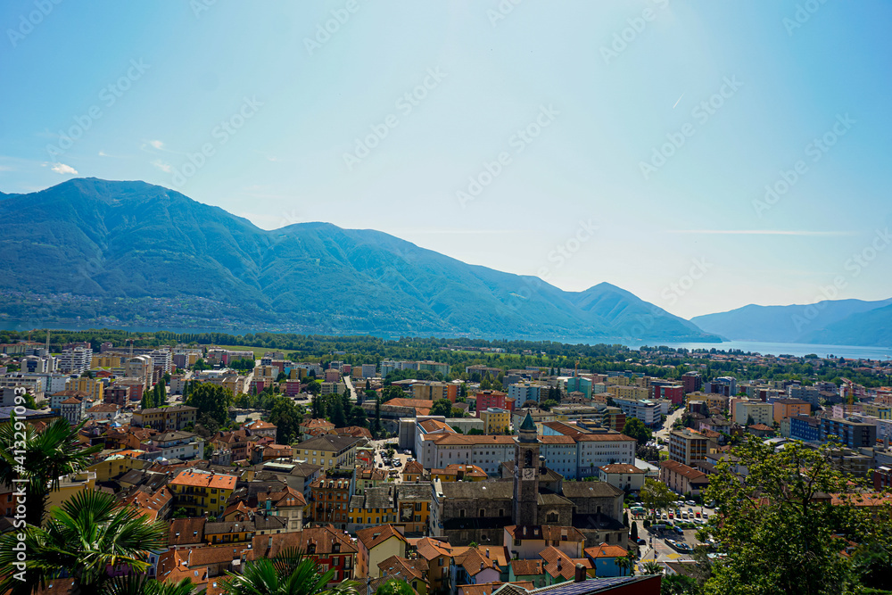 View over Locarno from Orselina