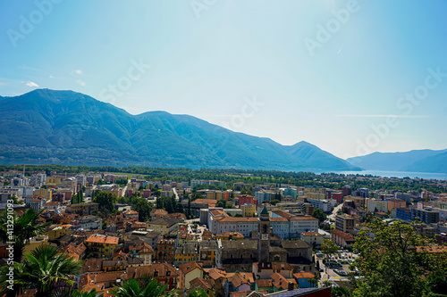 View over Locarno from Orselina