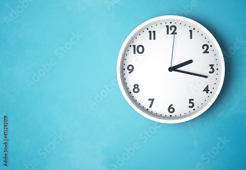 Wallpaper Mural 02:17 or 14:17 wall clock time Torontodigital.ca