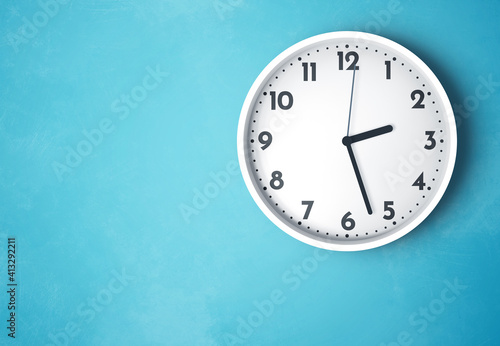 Wallpaper Mural 02:27 or 14:27 wall clock time Torontodigital.ca