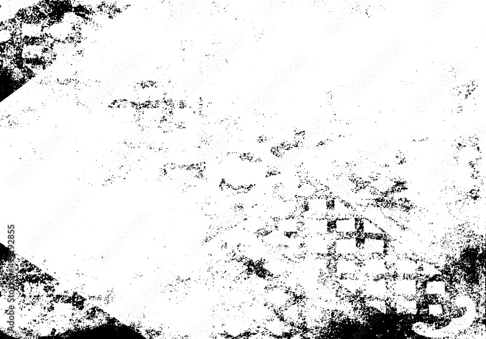 Rough black and white texture vector. Distressed overlay texture. Grunge background. Abstract textured effect. Vector Illustration. Black isolated on white background. EPS10 Rough black and white texture vector. Distressed overlay texture. Grunge background. Abstract textured effect. Vector Illustration. Black isolated on white background. EPS10