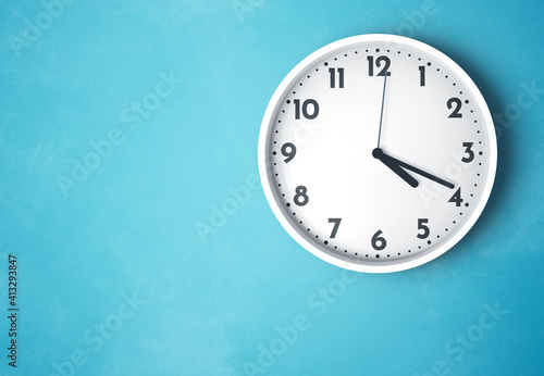 Wallpaper Mural 04:19 or 16:19 wall clock time Torontodigital.ca