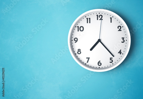 Wallpaper Mural 07:23 or 19:23 wall clock time Torontodigital.ca