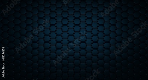 Fototapeta Naklejka Na Ścianę i Meble -  Hexagon background. Abstract geometric hexagonal background. Grunge surface, 3d illustration rendering. 