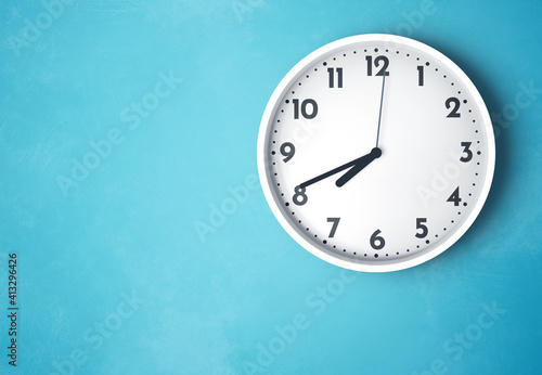 Wallpaper Mural 07:41 or 19:41 wall clock time Torontodigital.ca