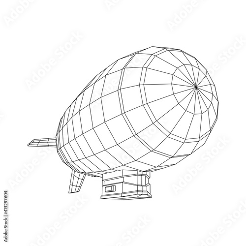 Airship dirigible airway travel transport