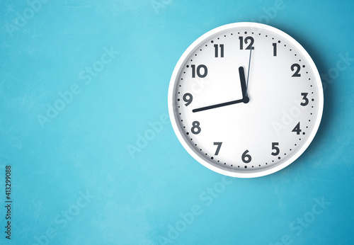 Wallpaper Mural 11:43 or 23:43 wall clock time Torontodigital.ca