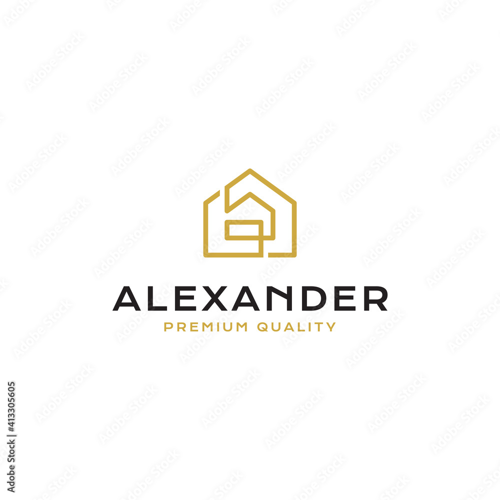 letter A logo design with simple style unique vector letter A logo design with simple style unique vector