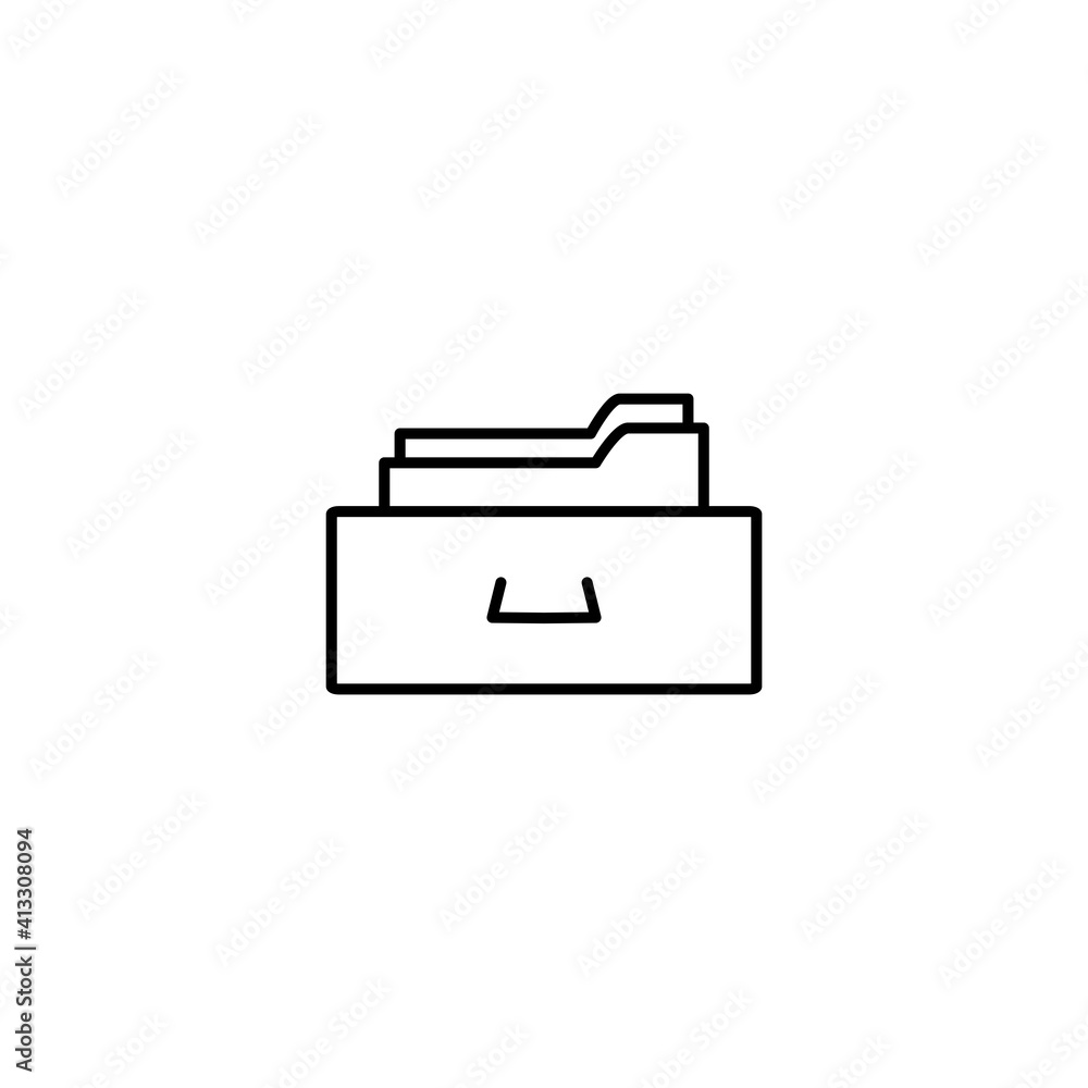 File Cabinet Icon Vector Design Template File Cabinet Icon Vector Design Template