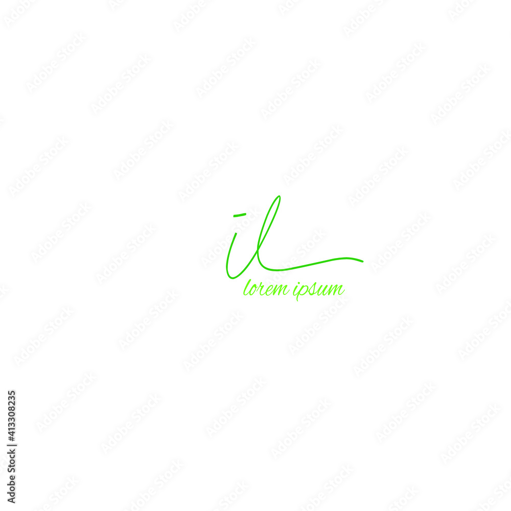 ie initial handwritten logo for identity ie initial handwritten logo for identity