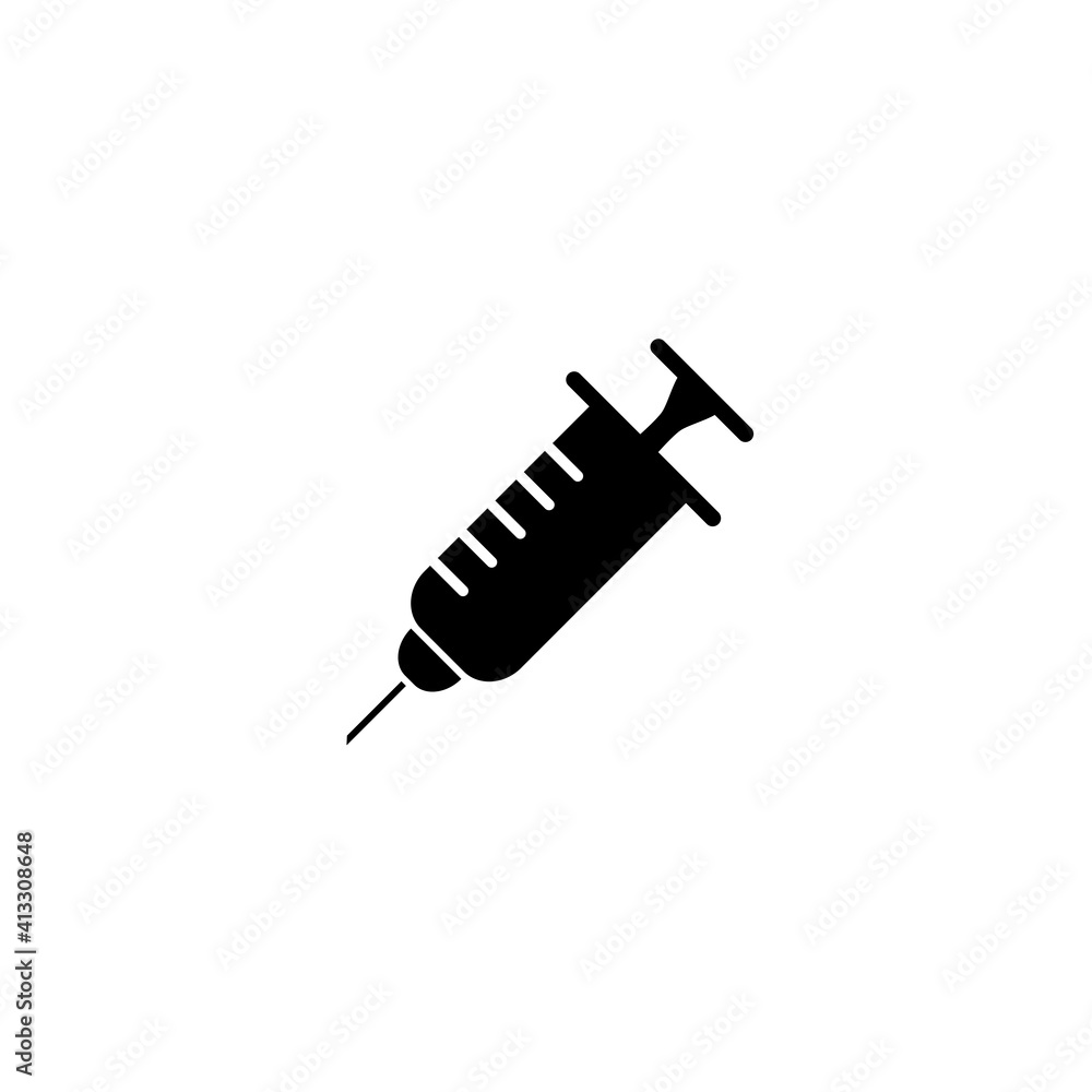Syringe Icon Vector Design And Illustration Syringe Icon Vector Design And Illustration