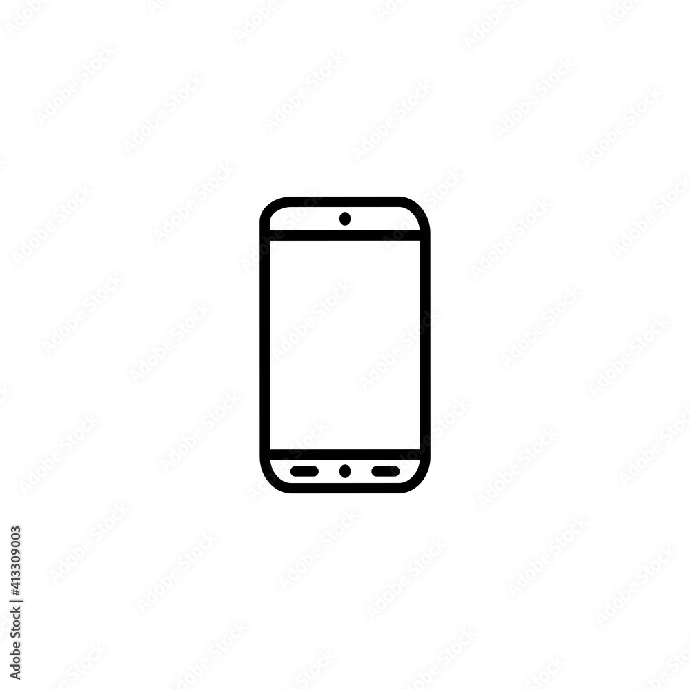 Smart phone And Hand phone Icon Vector Design Template Smart phone And Hand phone Icon Vector Design Template