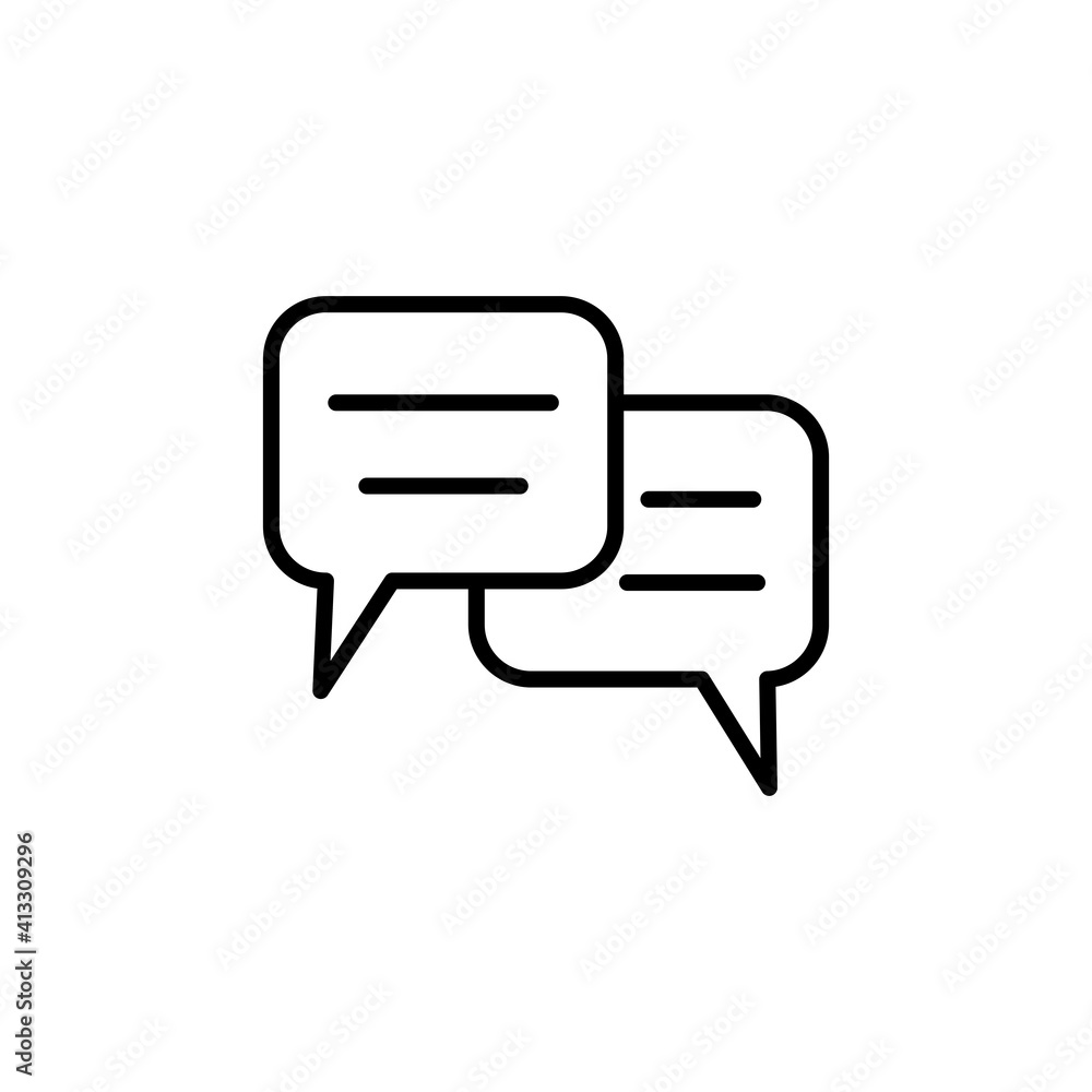 Chat icon design vector illustration Chat icon design vector illustration