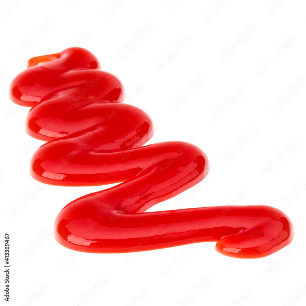 Tomato sauce, ketchup isolated on white background Tomato sauce, ketchup isolated on white background