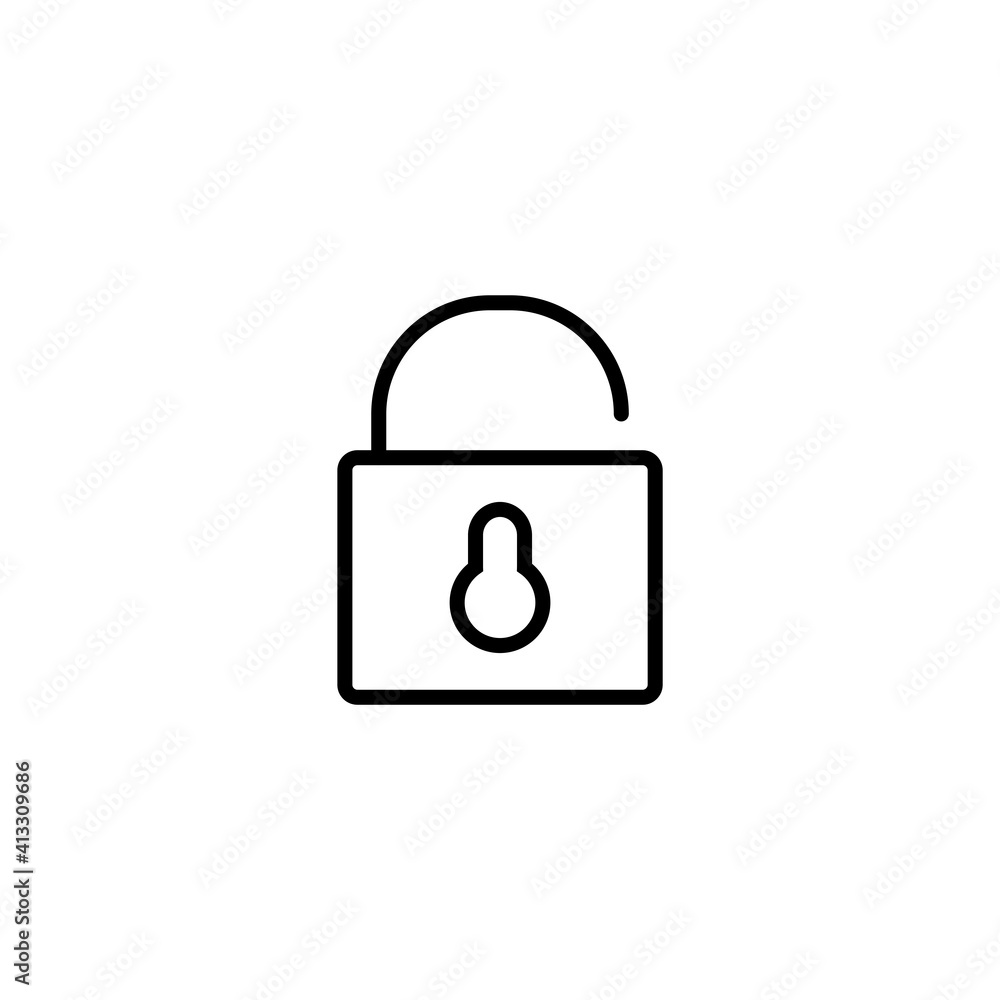 Lock Icon Design Vector Illustration Lock Icon Design Vector Illustration
