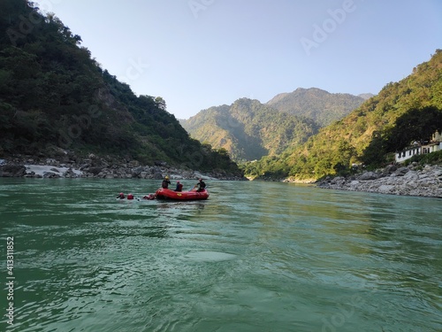 Rafting in Ganges in Rishikesh
