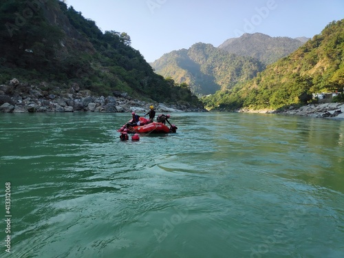 Rafting in Ganges in Rishikesh