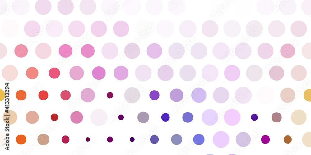 Light pink, yellow vector texture with disks. Light pink, yellow vector texture with disks.