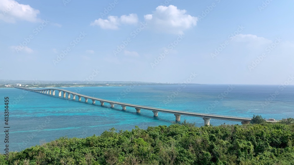 宮古島 来間大橋展望台 来間島 宮古列島 南西諸島 沖縄県 宮古島 来間大橋展望台 来間島 宮古列島 南西諸島 沖縄県