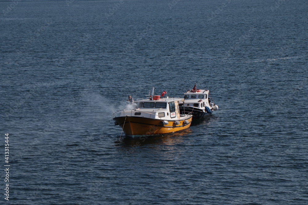 boat in the sea