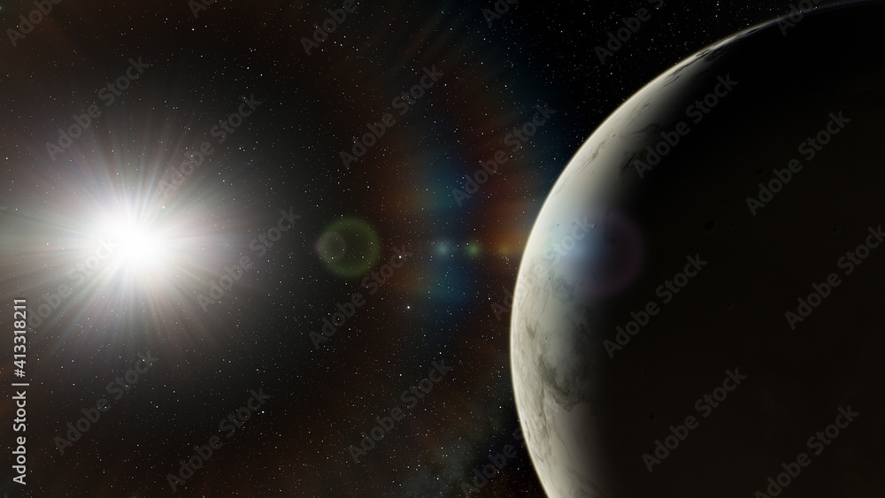 Planets and galaxy, science fiction wallpaper. Beauty of deep space. Billions of galaxy in the universe Cosmic art background 3d render Planets and galaxy, science fiction wallpaper. Beauty of deep space. Billions of galaxy in the universe Cosmic art background 3d render