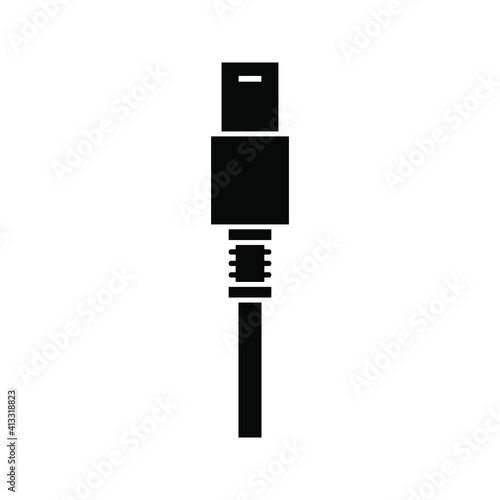 Usb icon. flash drive sign. usb connection design. vector illustration