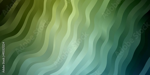 Light Blue, Green vector texture with wry lines.