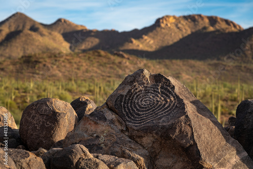 Petroglyphs of Tohono O'dom peoples, 