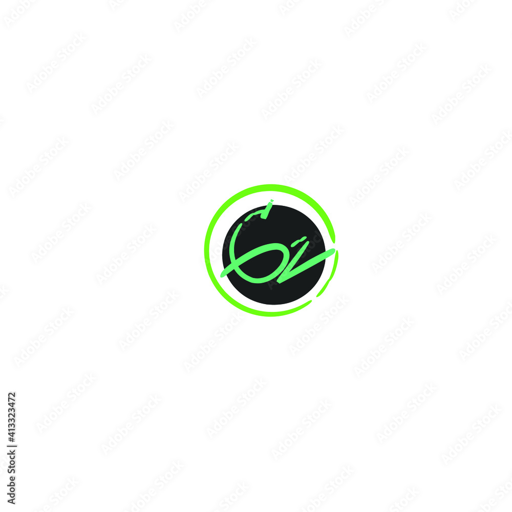 GZ Initial Isolated Logo for Identity GZ Initial Isolated Logo for Identity