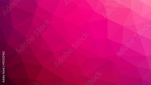 Pink polygonal illustration background. Geometric background with gradient.