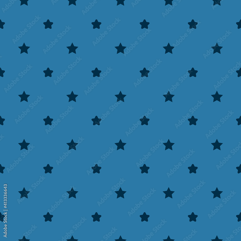 Blue background and stars pattern. Vector pattern stars. Blue background and stars pattern. Vector pattern stars.