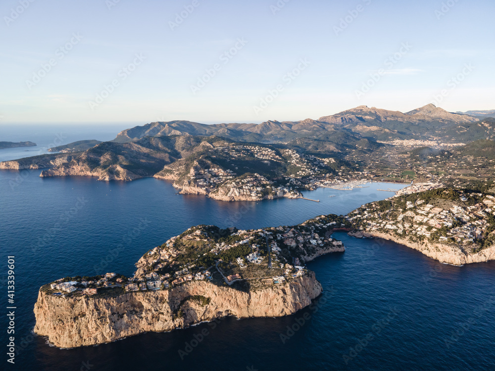 Aerial view of Andratx coast - Majorca Aerial view of Andratx coast - Majorca