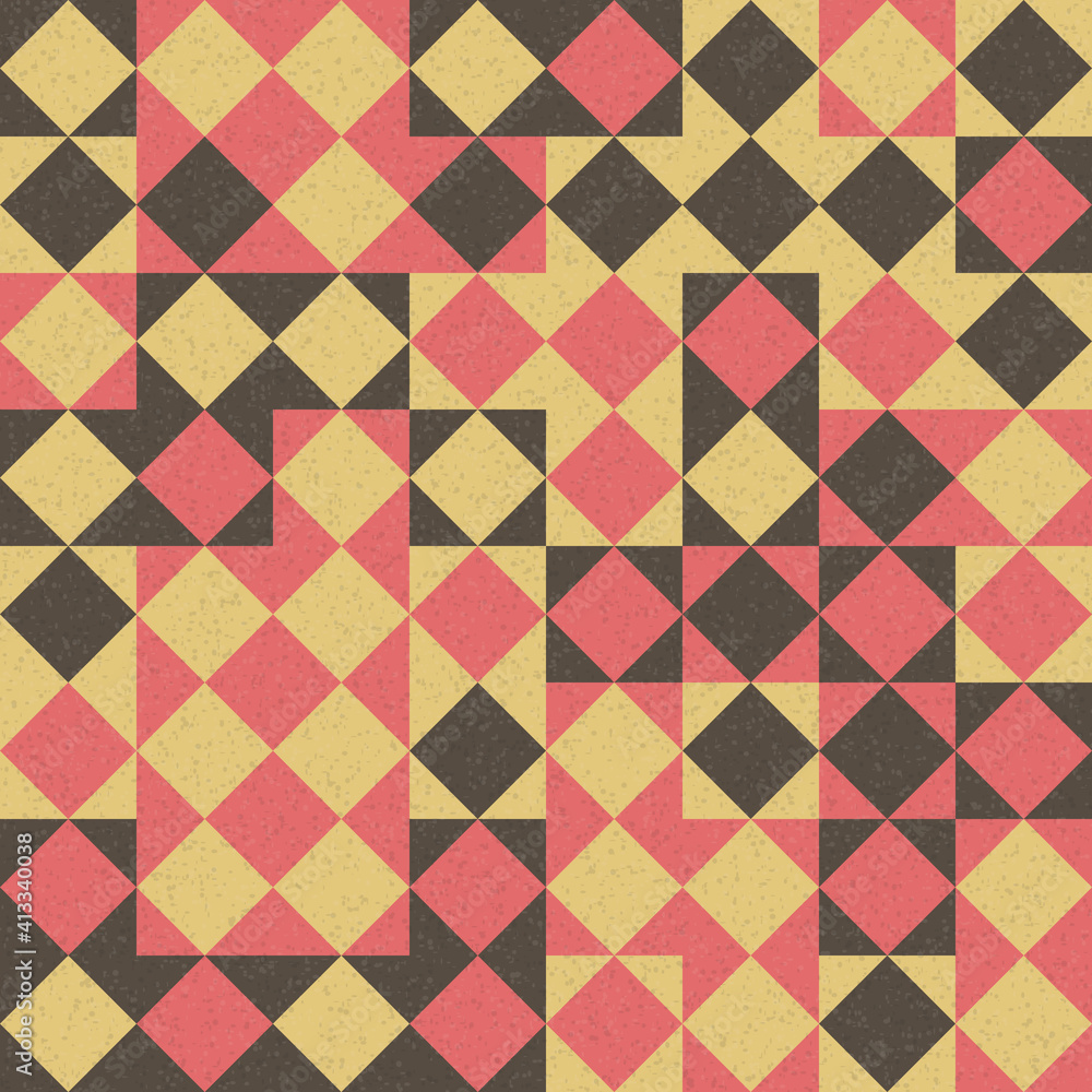 Abstract Geometric Pattern generative computational art illustration