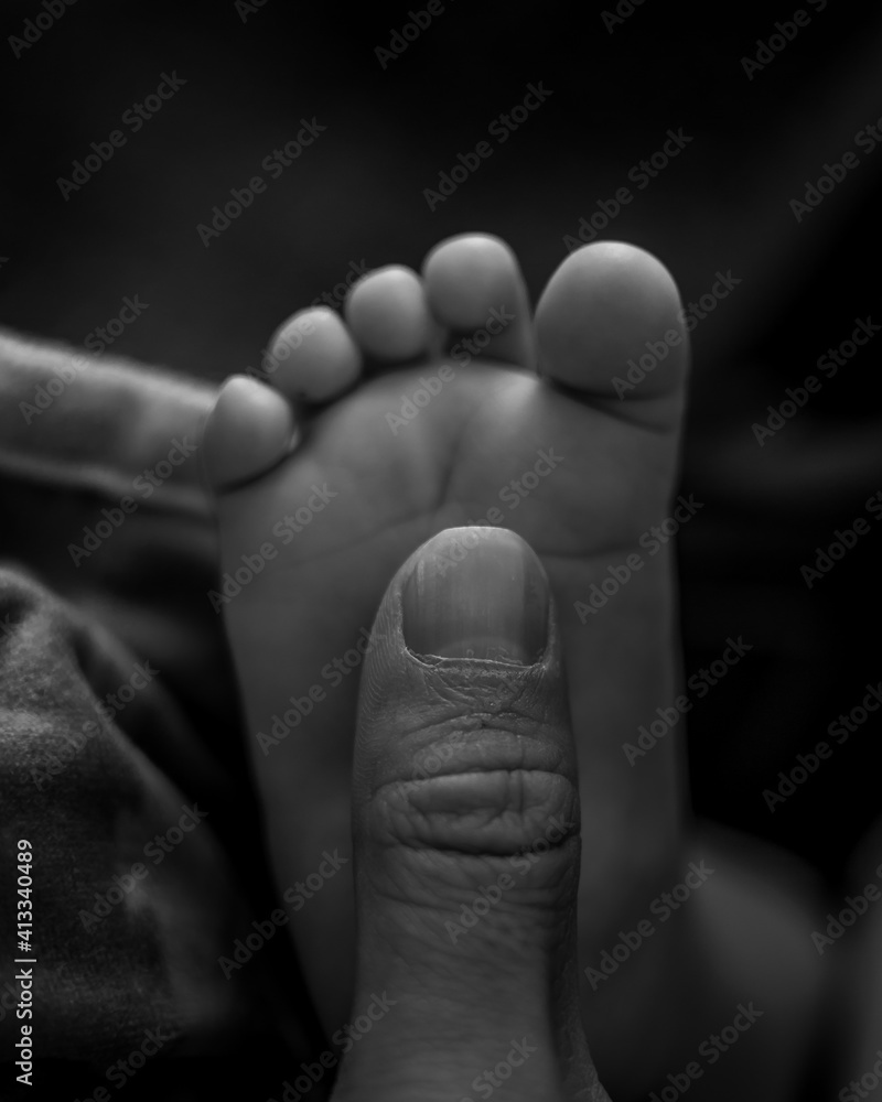 Fototapeta premium pie de bebe 
