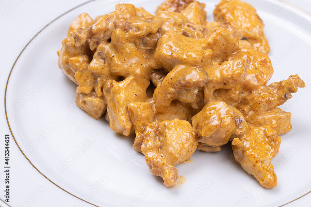 Fried Chicken White Meat with sour cream Fried Chicken White Meat with sour cream