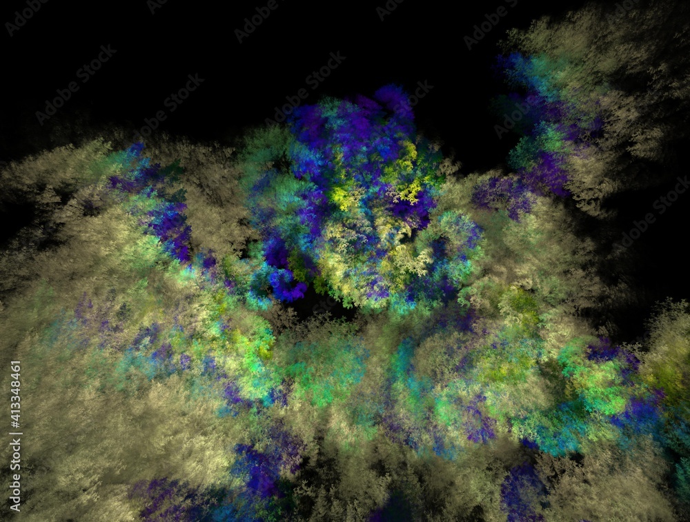 Imaginatory fractal background Image Imaginatory fractal background Image